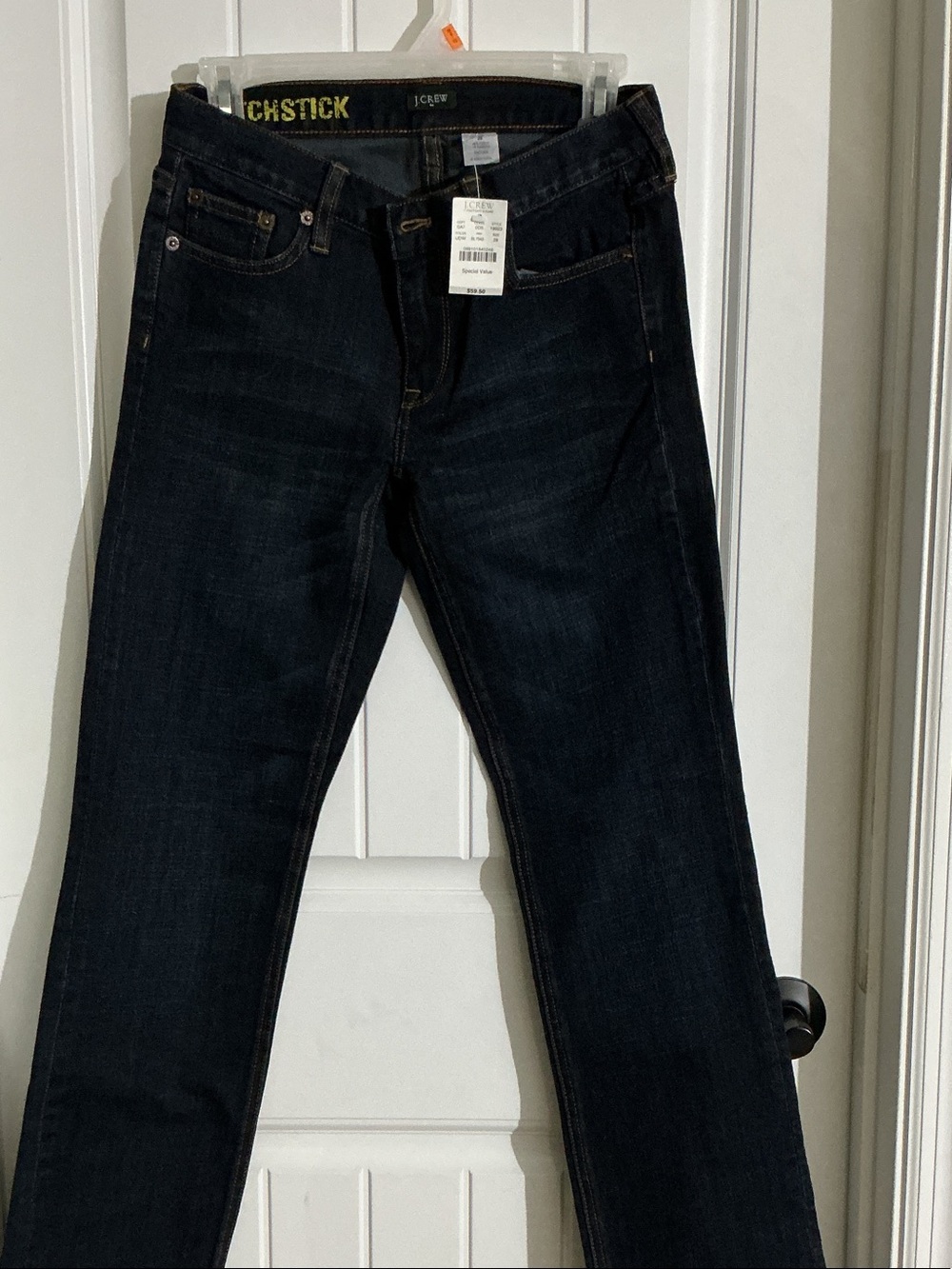 J. Crew Women's Matchstick Jeans in Dark Indigo Size 28 NWT